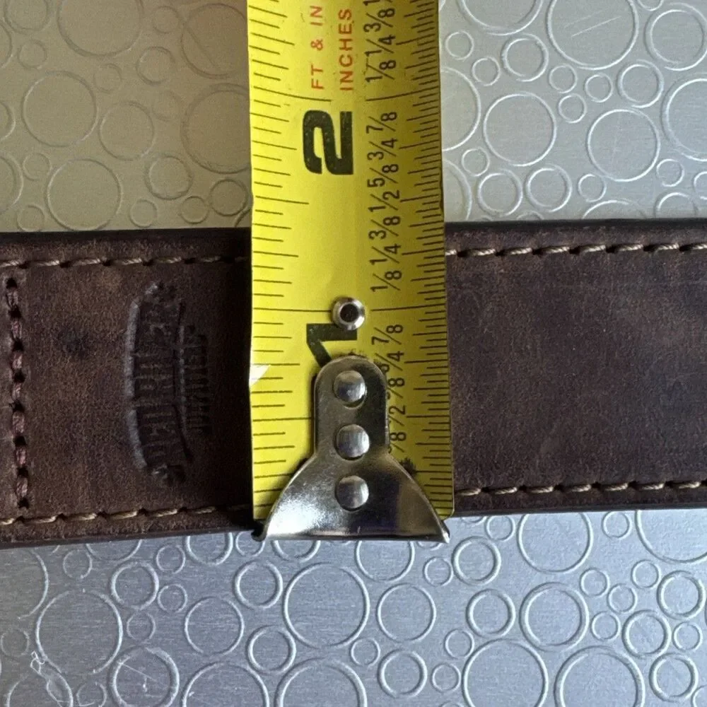 Red River Outfitters Mens Brown Leather Western Belt Size 42 Cowboy RR270/002